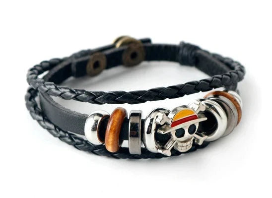 One Piece Luffy Character Bracelet – Anime Chain Charm Accessory for Kids & Fans