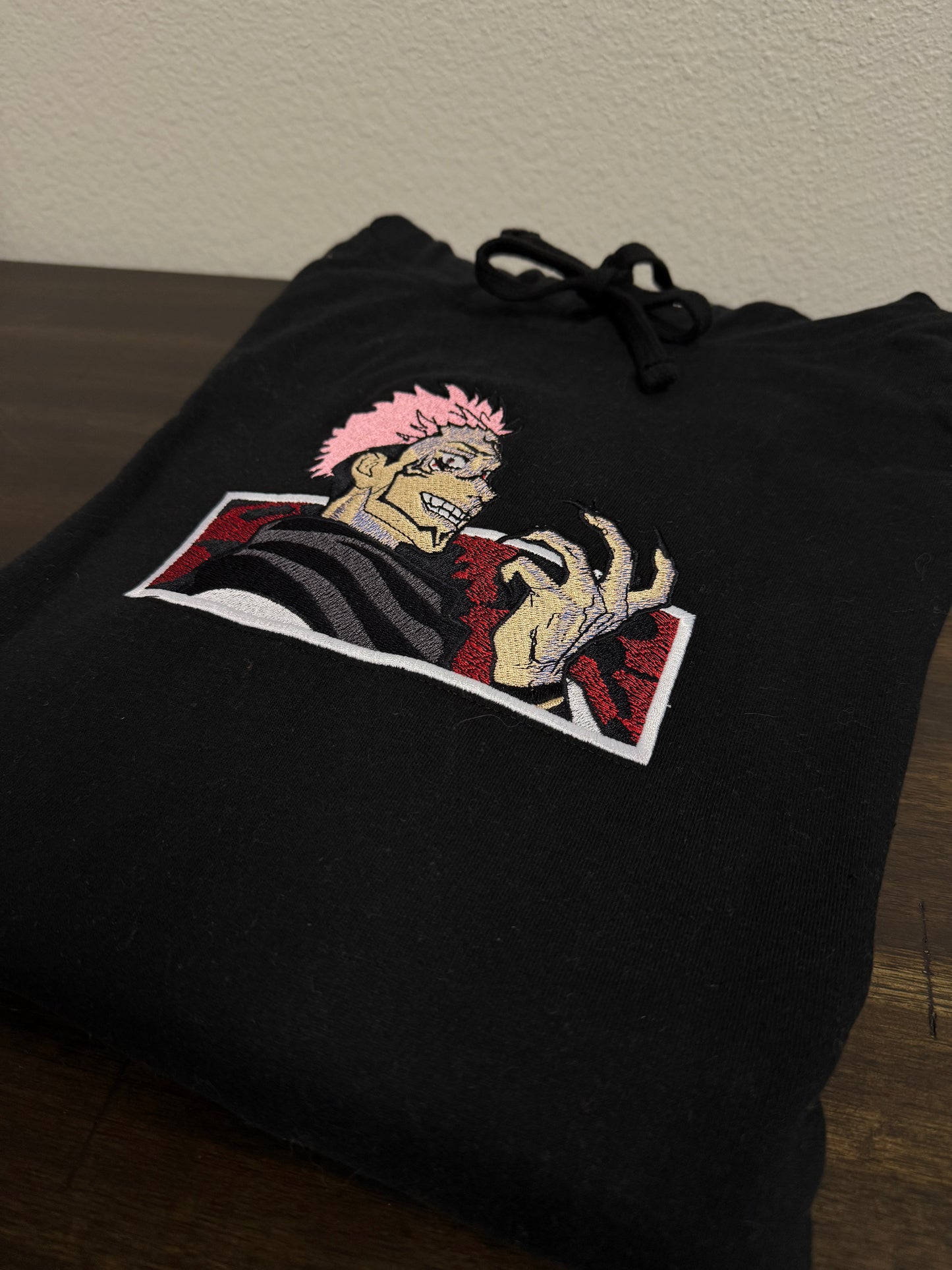 Yuji Itadori Black Hoodie – Unisex Anime Streetwear Pullover