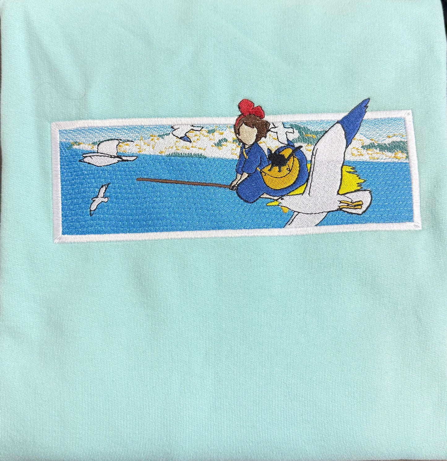 Kiki’s Delivery Service Mint Crewneck – Unisex Anime Aesthetic Sweatshirt