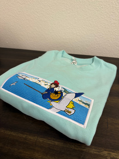 Kiki’s Delivery Service Mint Crewneck – Unisex Anime Aesthetic Sweatshirt