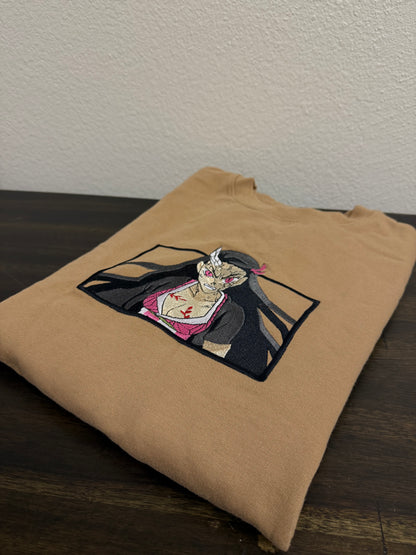 Nezuko Kamado Demon Form Sweatshirt – Unisex Anime Streetwear Crewneck