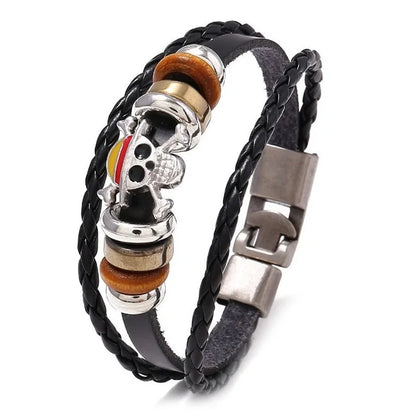 One Piece Luffy Character Bracelet – Anime Chain Charm Accessory for Kids & Fans