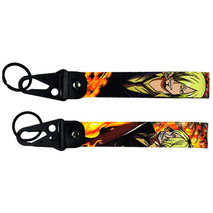One Piece Eagle Beak Keychain Lanyard – Anime Badge Holder and USB Pendant Accessory