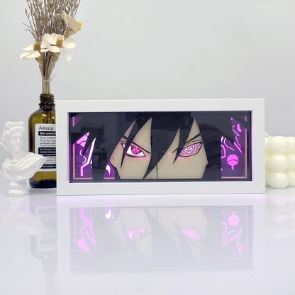 Zoro Paper Cut Shadow Box Light – One Piece 3D LED Night Lamp with Remote Control