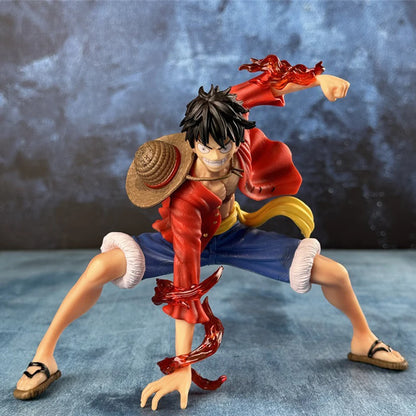 20cm Luffy Battle Style Figure – One Piece PVC Anime Collectible Model