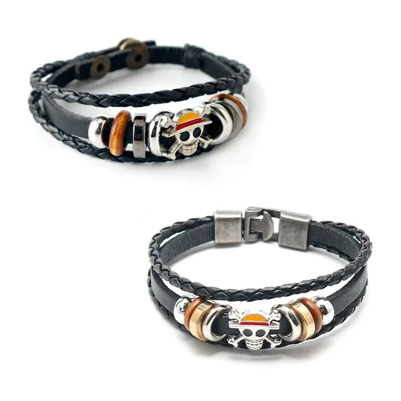 One Piece Luffy Character Bracelet – Anime Chain Charm Accessory for Kids & Fans
