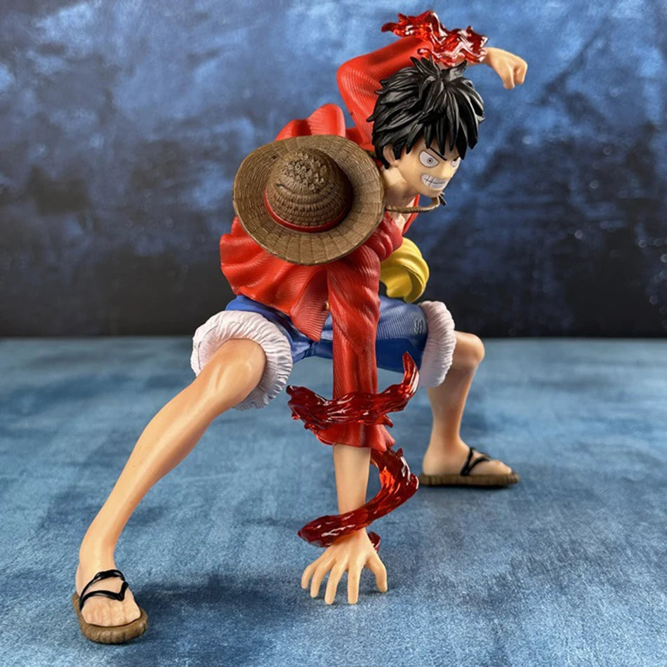 20cm Luffy Battle Style Figure – One Piece PVC Anime Collectible Model