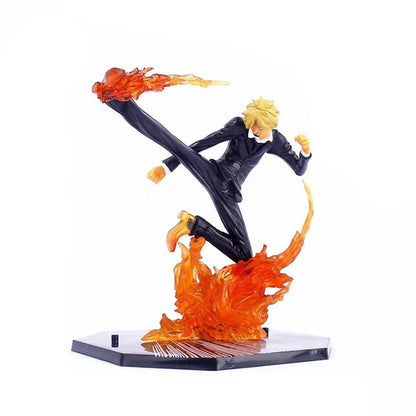 Roronoa Zoro Three-Blade Action Figure – 10cm PVC One Piece Anime Collectible Model