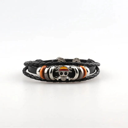 One Piece Luffy Character Bracelet – Anime Chain Charm Accessory for Kids & Fans