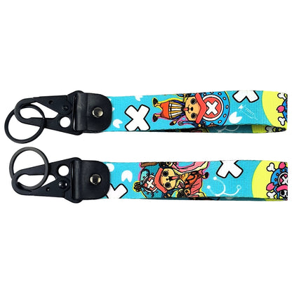 One Piece Eagle Beak Keychain Lanyard – Anime Badge Holder and USB Pendant Accessory