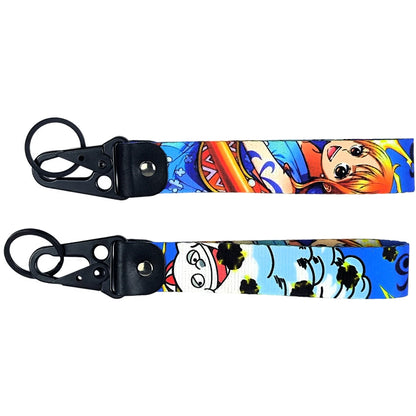 One Piece Eagle Beak Keychain Lanyard – Anime Badge Holder and USB Pendant Accessory
