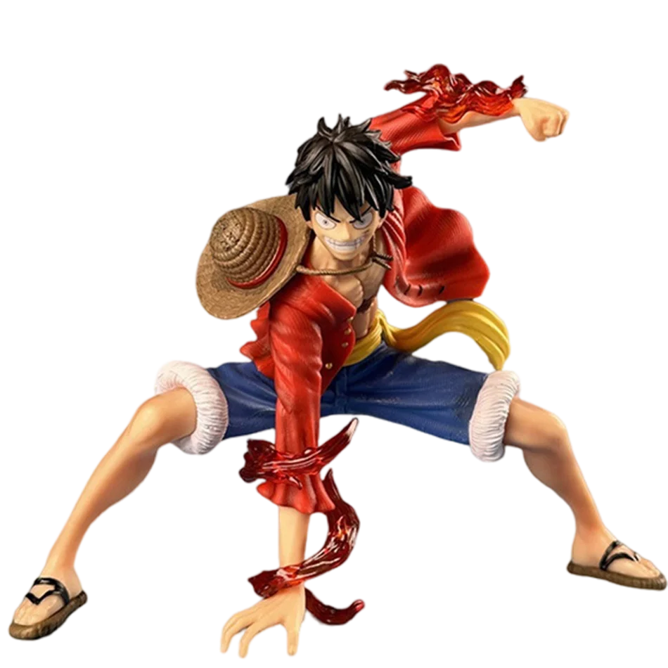 20cm Luffy Battle Style Figure – One Piece PVC Anime Collectible Model