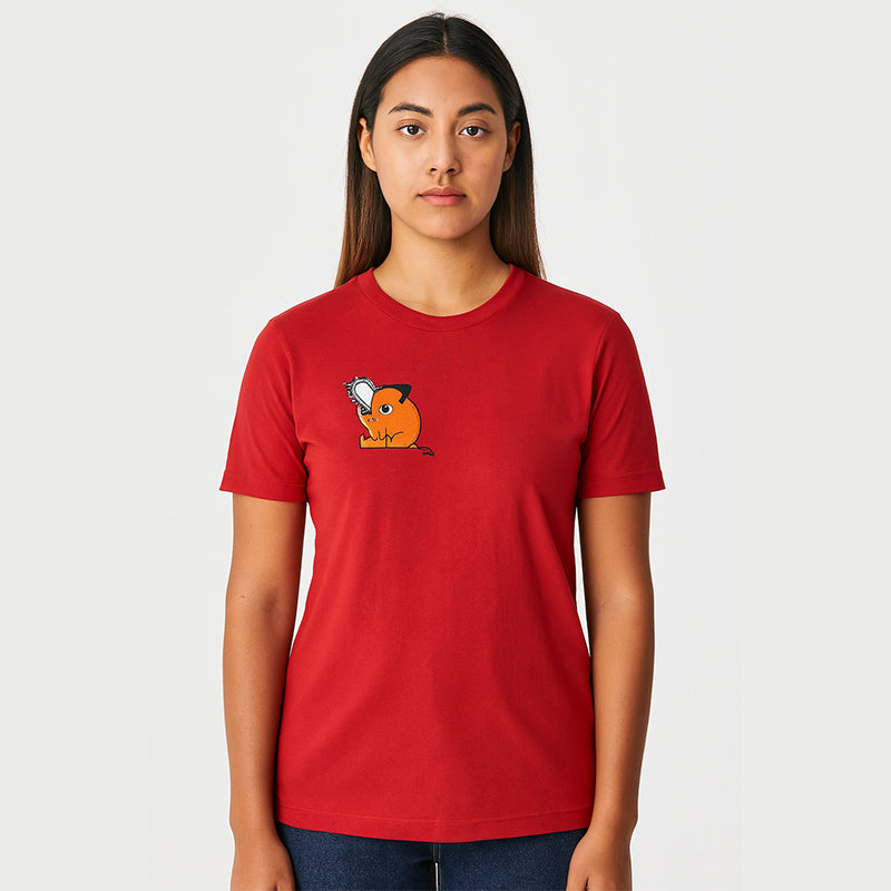 Pochita Red T-Shirt – Chainsaw Man Unisex Anime Tee