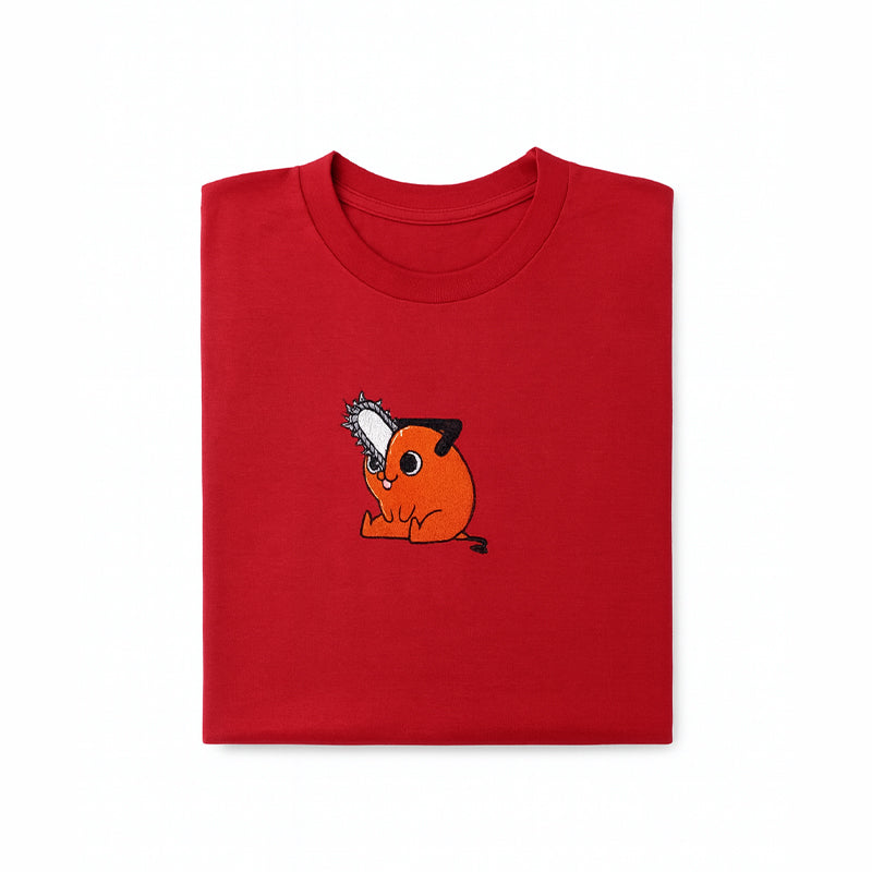 Pochita Red T-Shirt – Chainsaw Man Unisex Anime Tee
