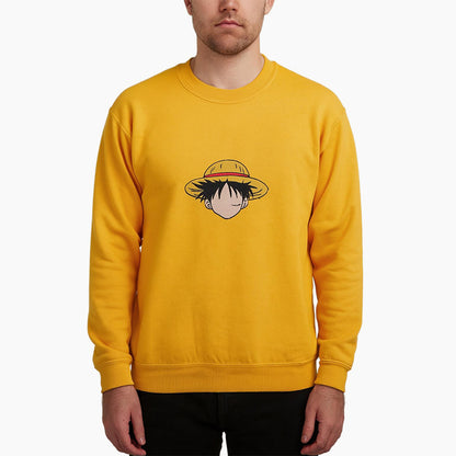 Golden Luffy Sweatshirt – One Piece Unisex Anime Crewneck