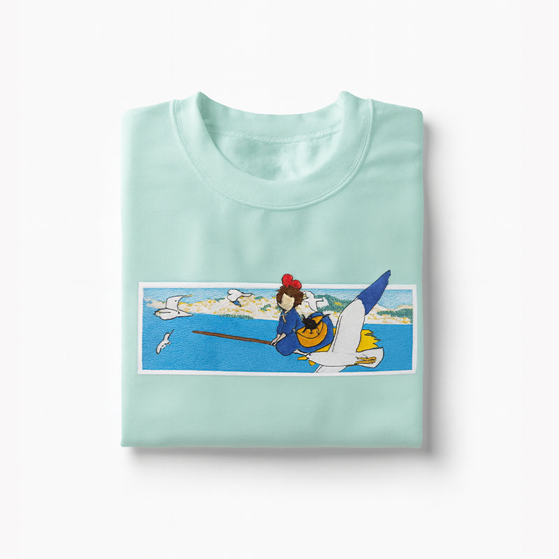 Kiki’s Delivery Service Mint Crewneck – Unisex Anime Aesthetic Sweatshirt