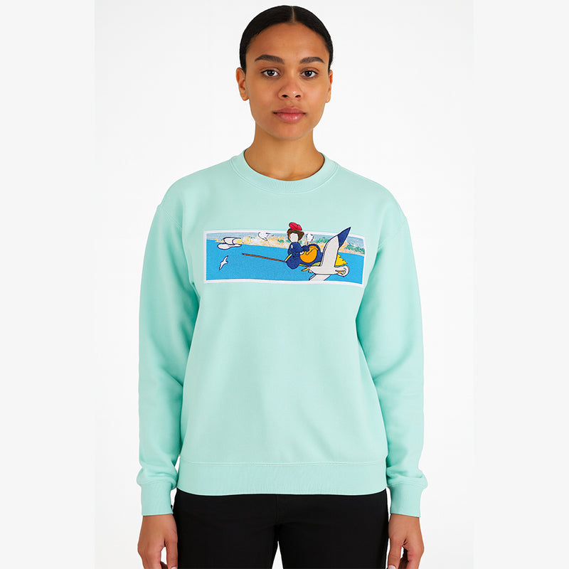Kiki’s Delivery Service Mint Crewneck – Unisex Anime Aesthetic Sweatshirt