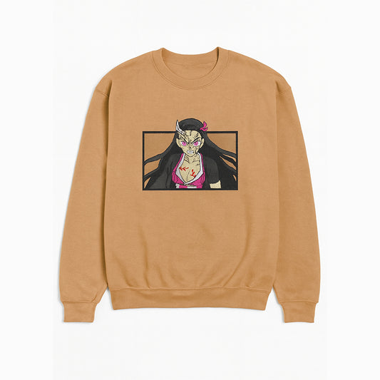 Nezuko Kamado Demon Form Sweatshirt – Unisex Anime Streetwear Crewneck